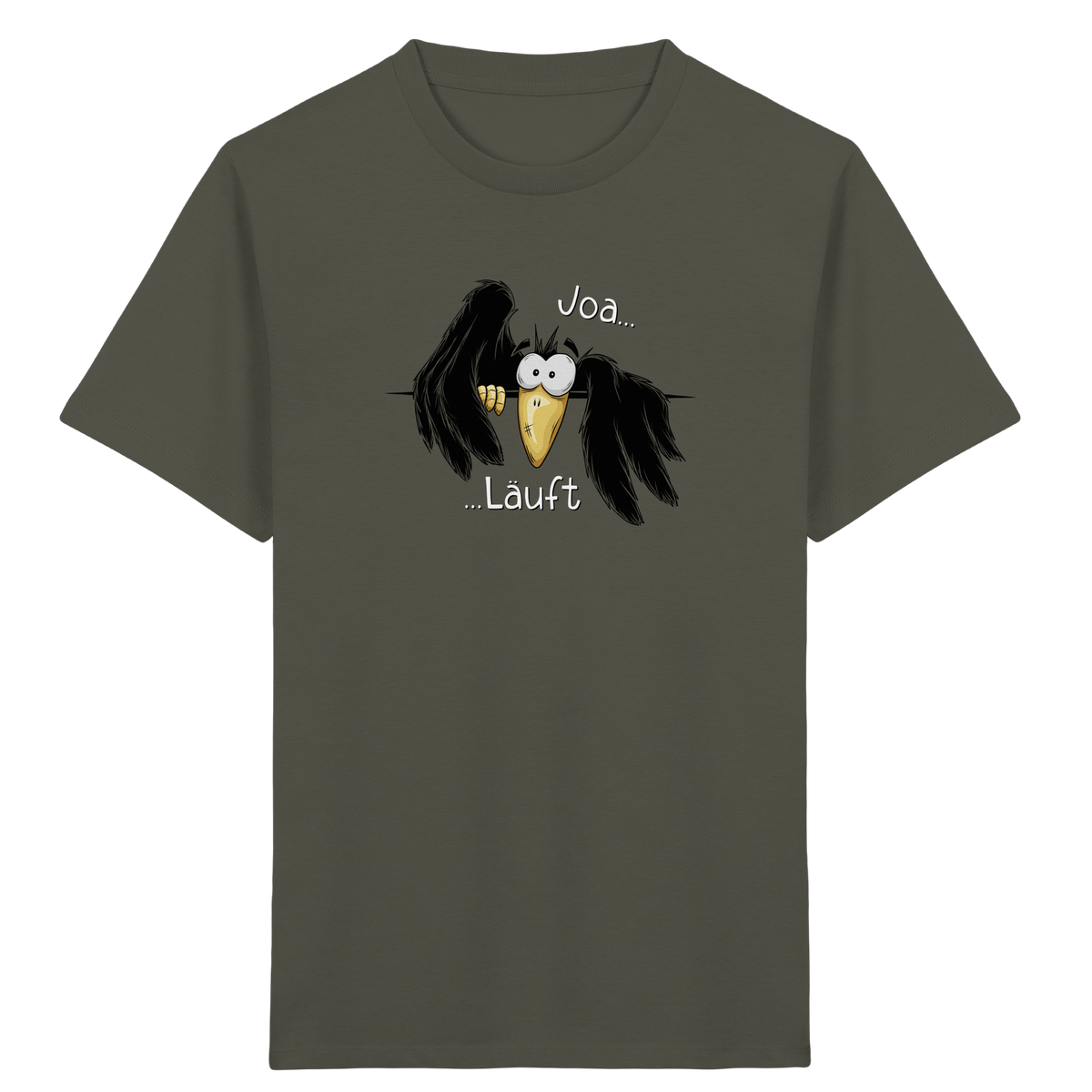 Joa Läuft Krähe gechillter Rabe - Kids Organic Shirt