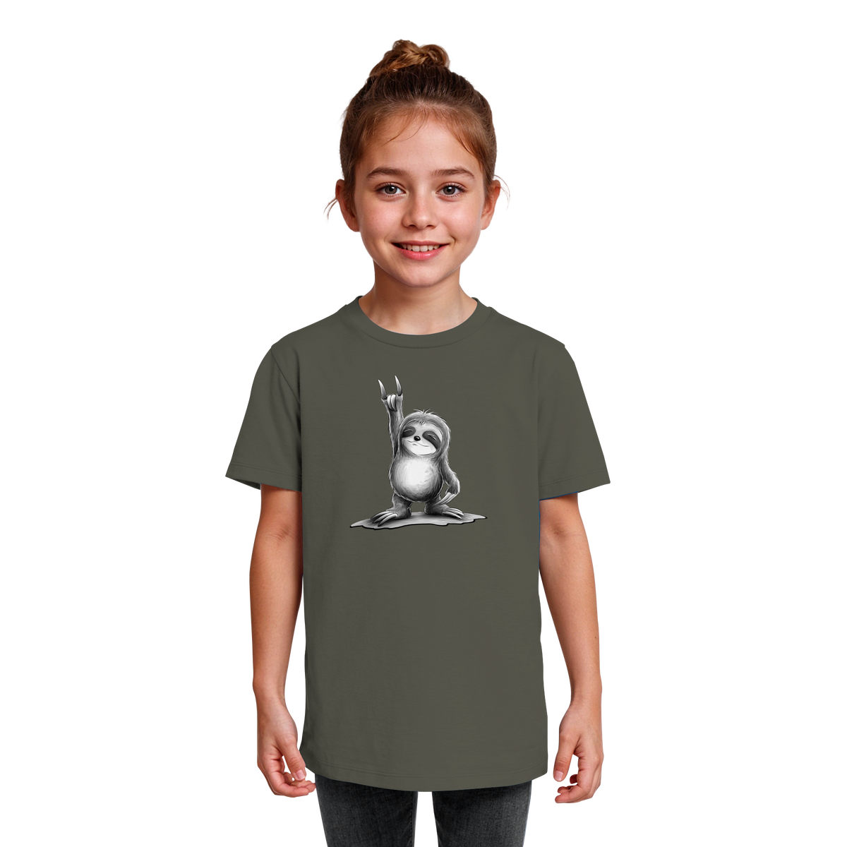 Rock On Party Faultier - Kids Organic Shirt