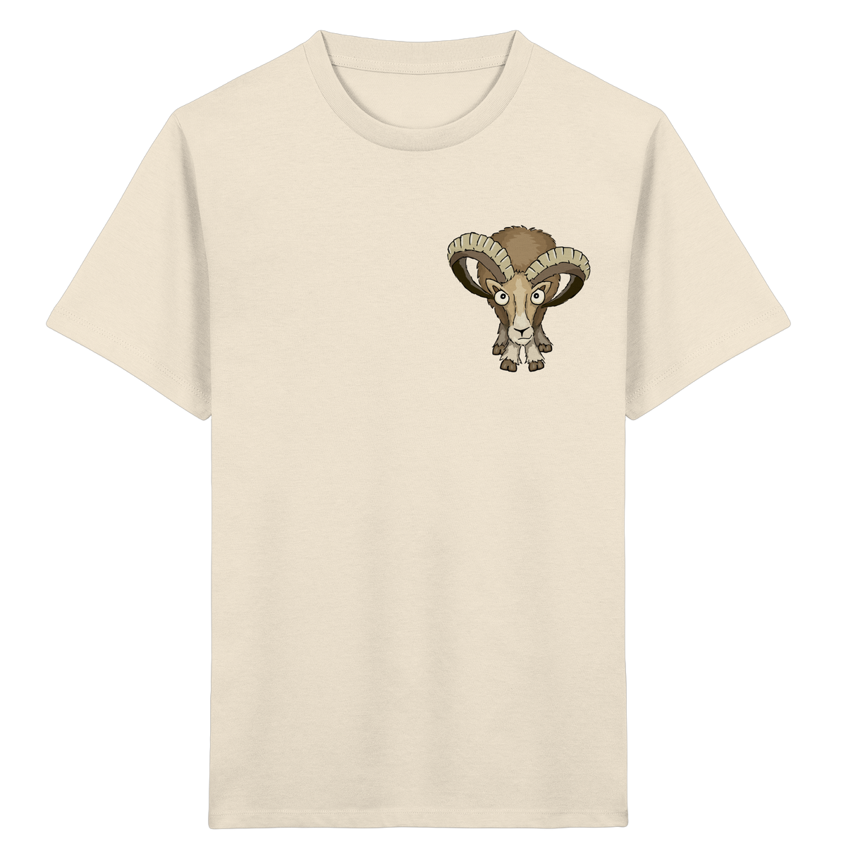 Bockiges Mufflon Widder Schafbock - Kids Organic Shirt