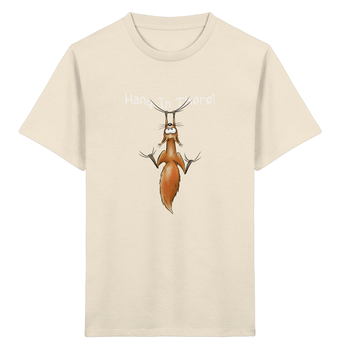 Hang In There | Lässiges Eichhörnchen - Kids Organic Shirt