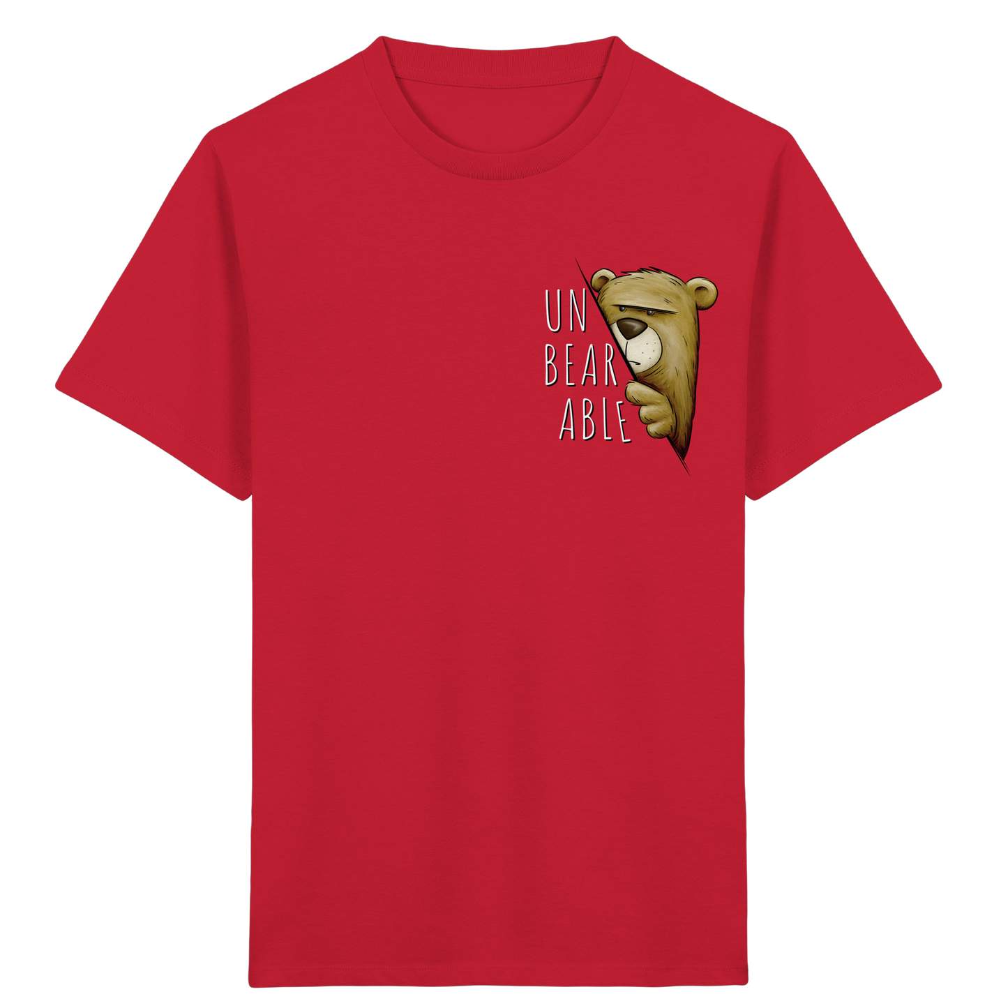 Unbearable – Unerträglich Bär - Kids Organic Shirt