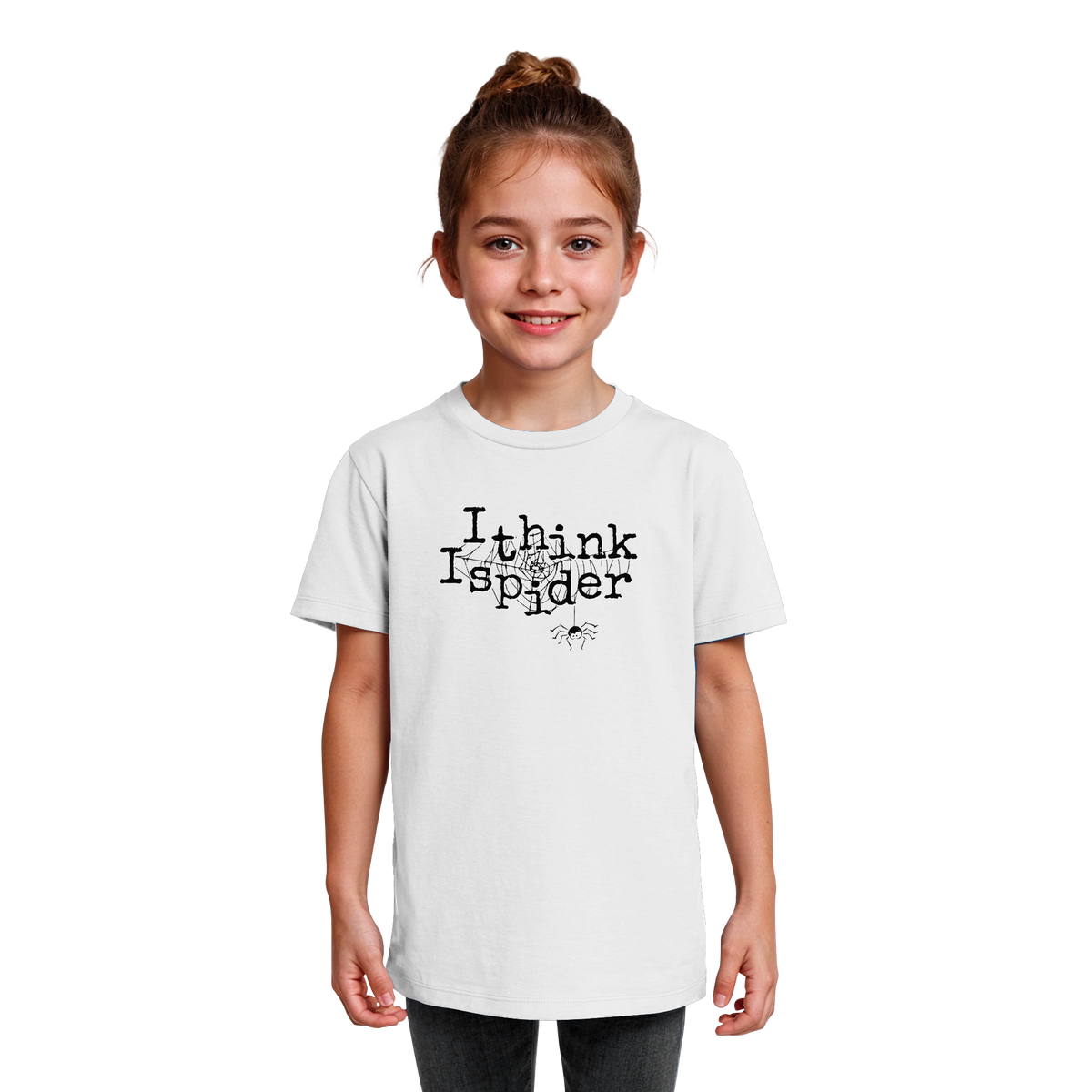 I think I spider - Spinne - Kids Organic Shirt