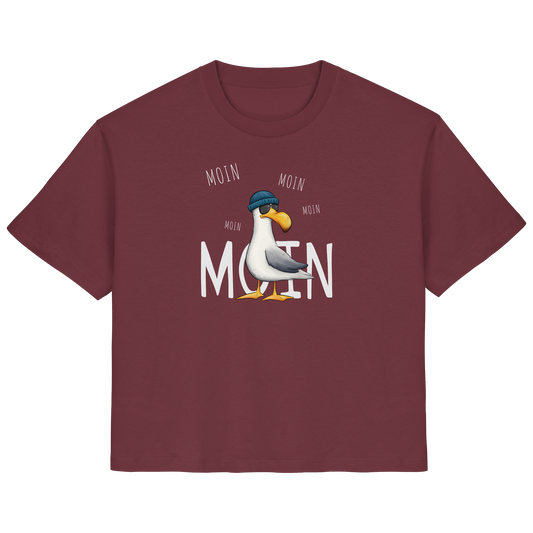 Moin Moin Lässige Hipster Möwe - Ladies Organic Shirt