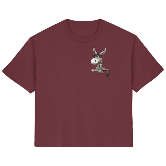 Lustiger lässiger Esel - Ladies Organic Shirt