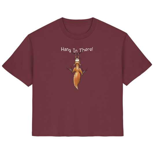 Hang In There | Lässiges Eichhörnchen - Ladies Organic Shirt