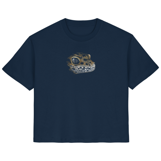 Leopard Gecko Skizze Kritzelkunst - Ladies Organic Shirt