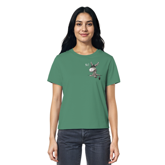 Nö! Störrischer Esel - Ladies Organic Shirt