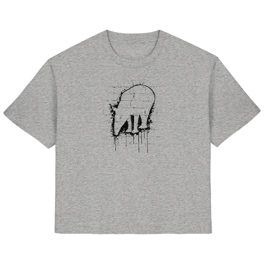 Urban Street Art Tapir Silhouette - Ladies Organic Shirt