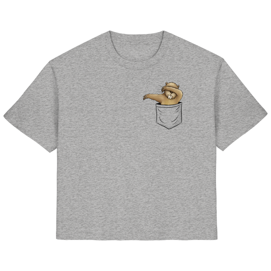 Dabbender Biber in Deiner Tasche - Ladies Organic Shirt