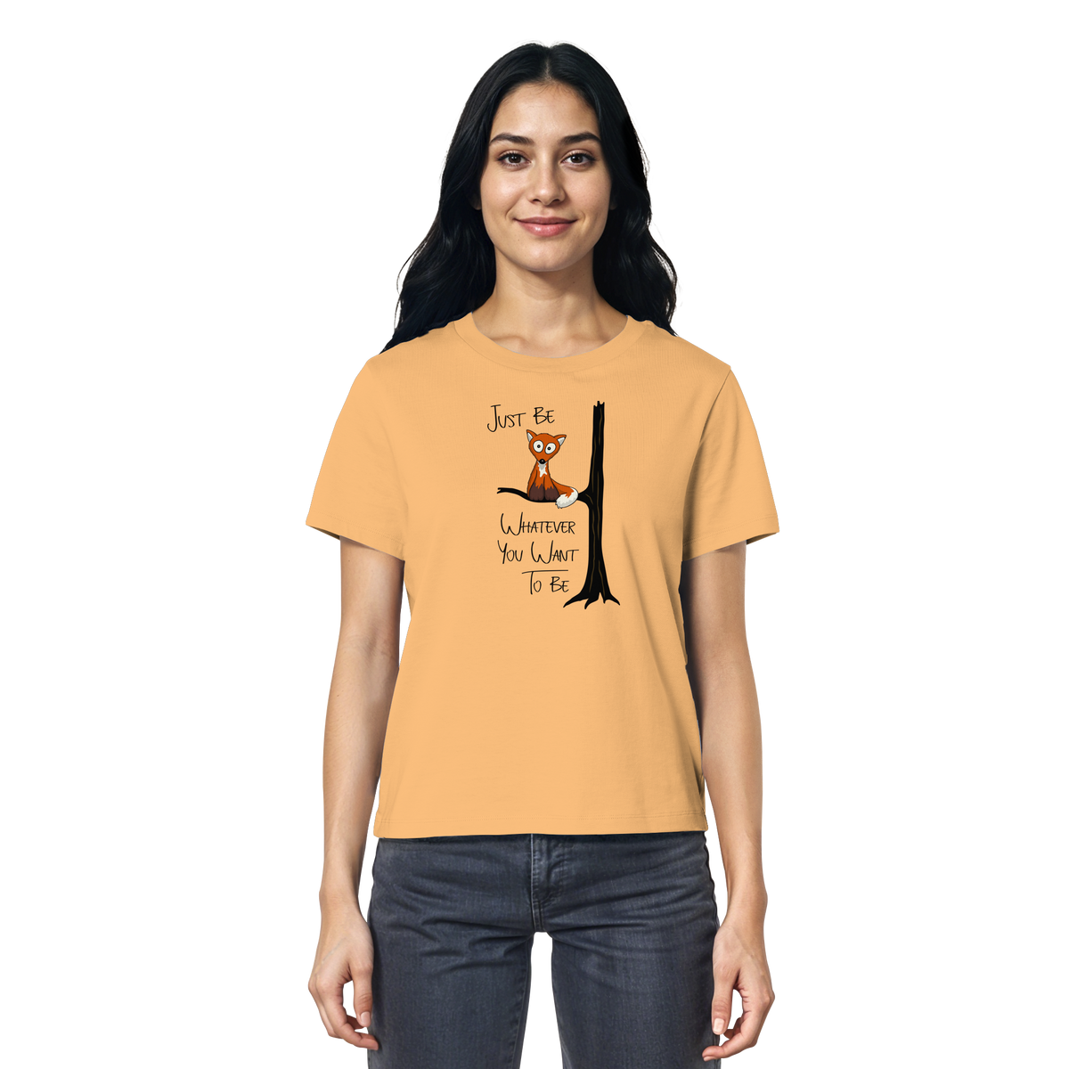 Just Be Whatever | Fuchs wie Eule - Ladies Organic Shirt