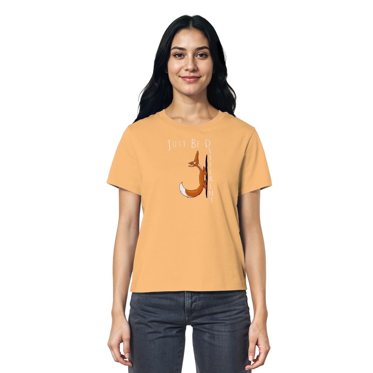 Just Be Different | Sei Anders, kleiner Fuchs - Ladies Organic Shirt