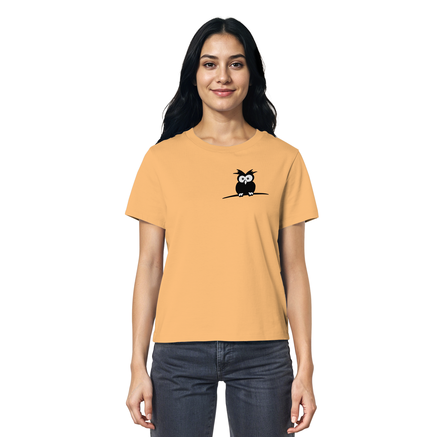 Kleine struppige Eule - Ladies Organic Shirt