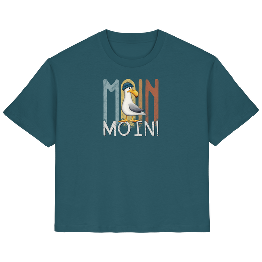 Moin Moin norddeutsche Möwe - Ladies Organic Shirt