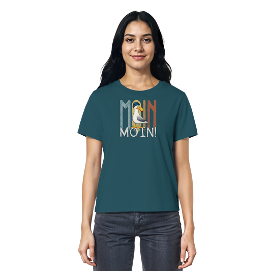 Moin Moin norddeutsche Möwe - Ladies Organic Shirt