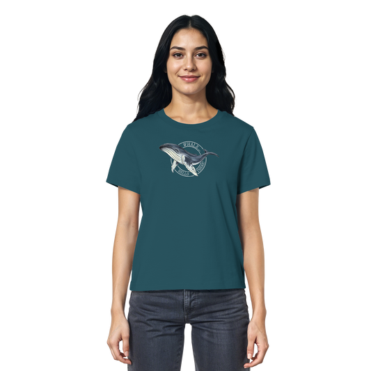 Whale, Hello There | Buckelwal - Ladies Organic Shirt