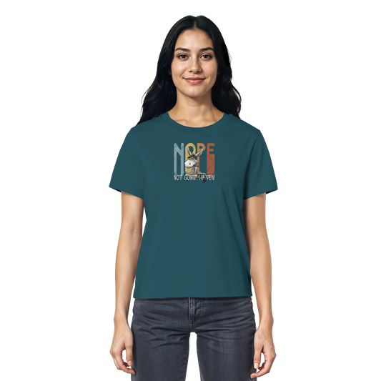Nope | bockiger Esel - Ladies Organic Shirt