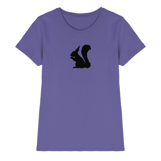 Eichhörnchen Silhouette - Ladies Premium Shirt