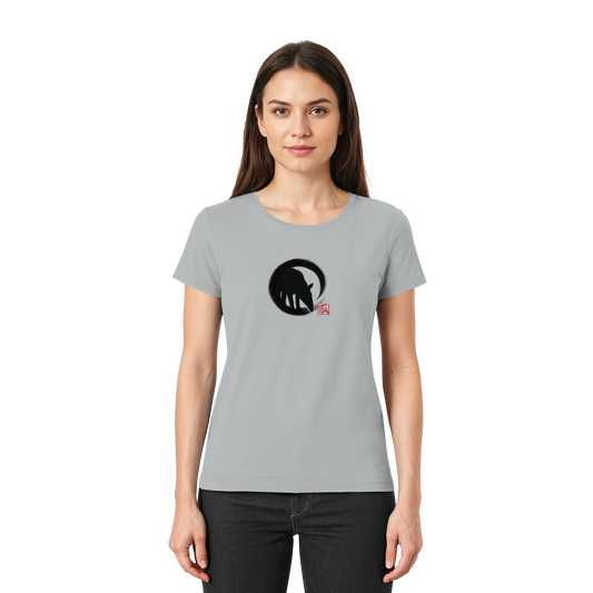 Zen Tapir im japanischen Enso Kreis - Ladies Premium Shirt