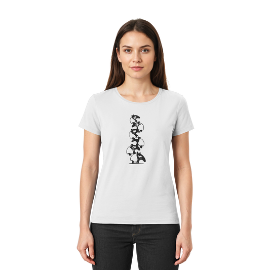 Lustiger Haufen aus Schabracken-Tapiren - Ladies Premium Shirt