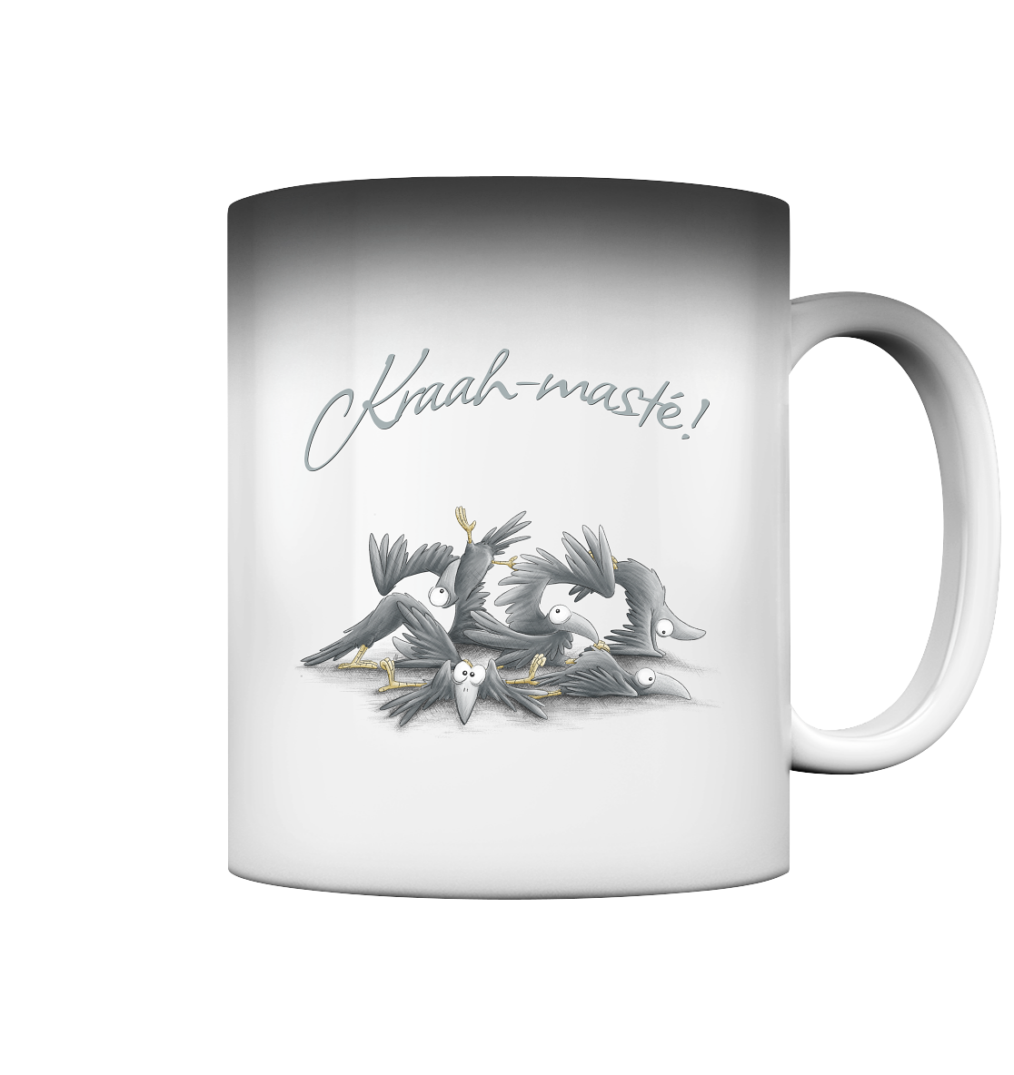 Kraah-masté! Yoga Raben Krähen - Magic Mug