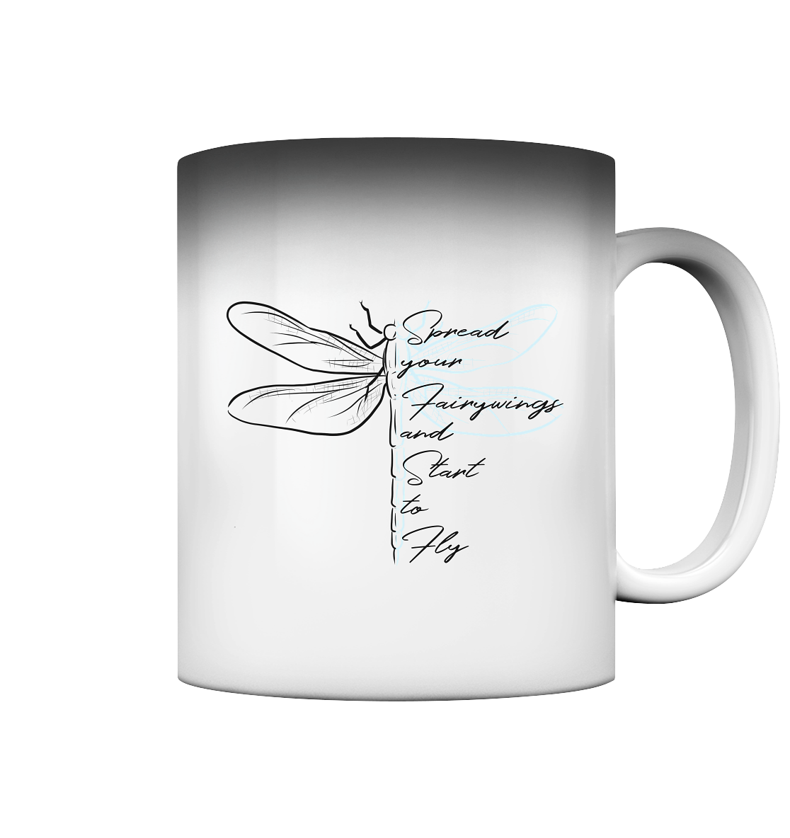 Breite die Flügel aus und flieg los | Libelle - Magic Mug