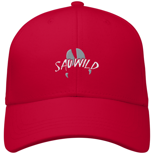 Sauwild Wildschwein mit Trittsiegel - Organic Baseball Cap