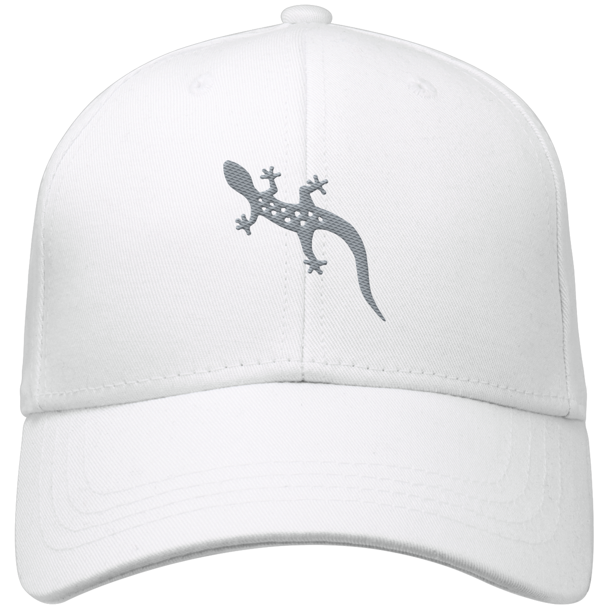 Gecko Salamander Silhouette - Organic Baseball Cap