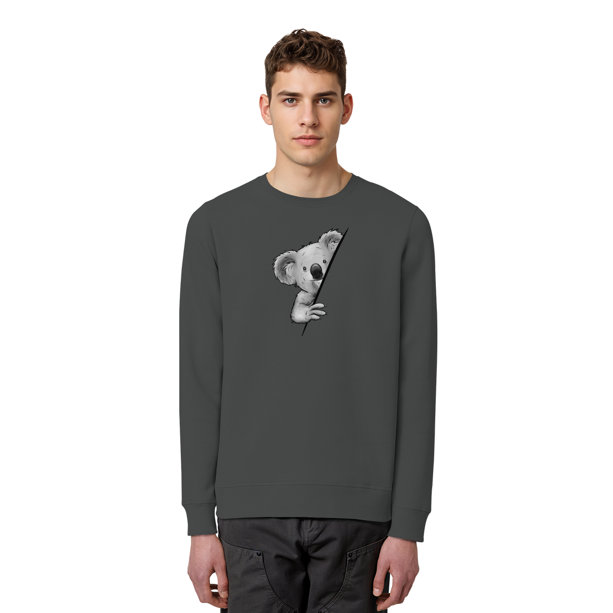 Koala Bär Illustration - Organic Basic Unisex Sweatshirt
