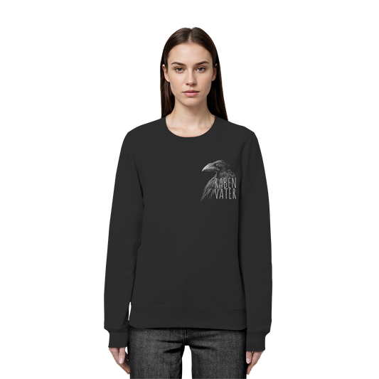 Rabenvater schwarzer Rabe Krähe - Organic Basic Unisex Sweatshirt