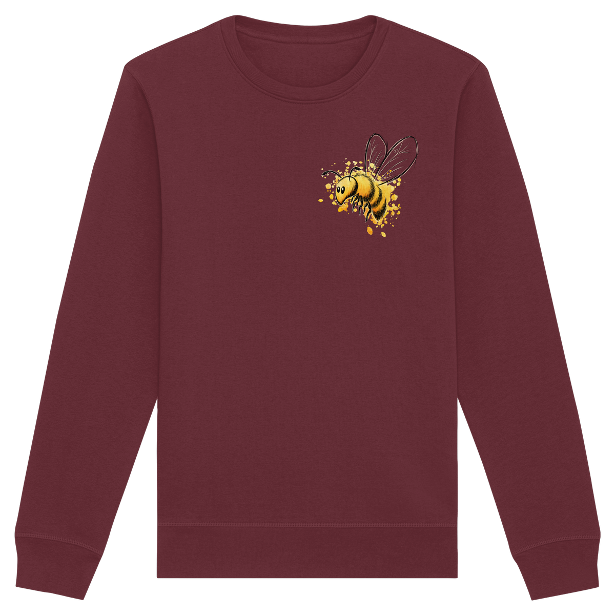 Lässige kleine Honig-Biene - Organic Basic Unisex Sweatshirt