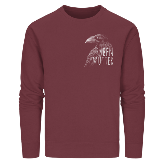 Rabenmutter schwarze Krähe Rabe - Organic Basic Unisex Sweatshirt