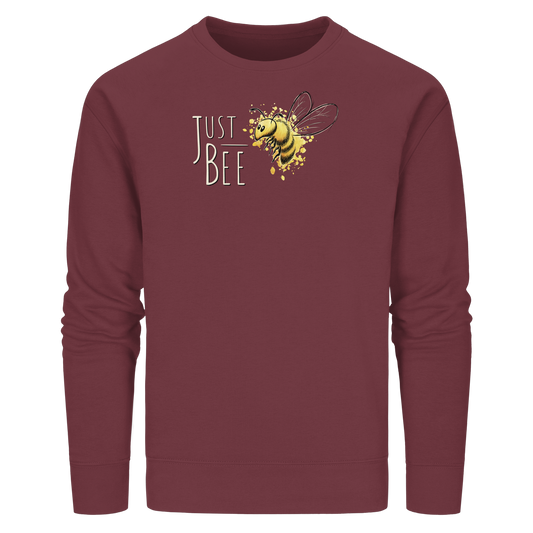 Just Bee, kleine Honig-Biene - Organic Basic Unisex Sweatshirt