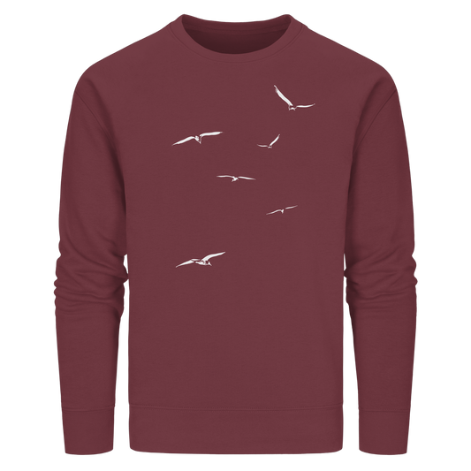 Vogelschwarm – Traum vom Fliegen - Organic Basic Unisex Sweatshirt