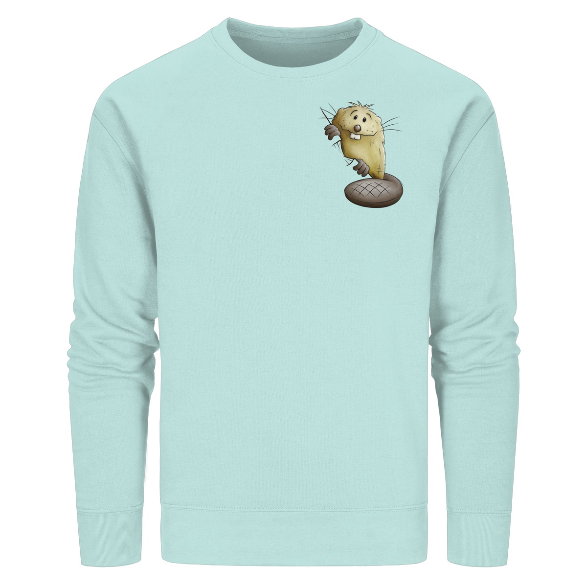 Lustiger frecher Biber - Organic Basic Unisex Sweatshirt