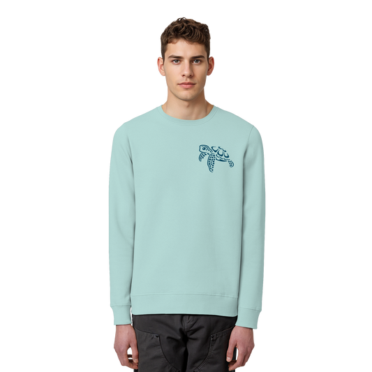 Lässig lustige Wasserschildkröte - Organic Basic Unisex Sweatshirt