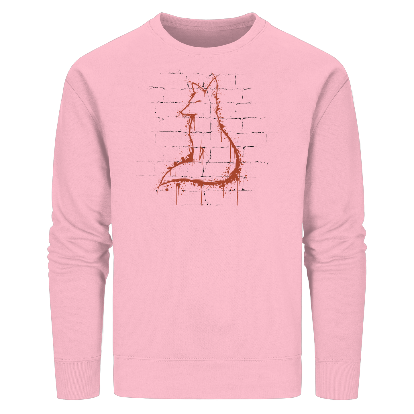 Street Art Fuchs Silhouette - Organic Basic Unisex Sweatshirt