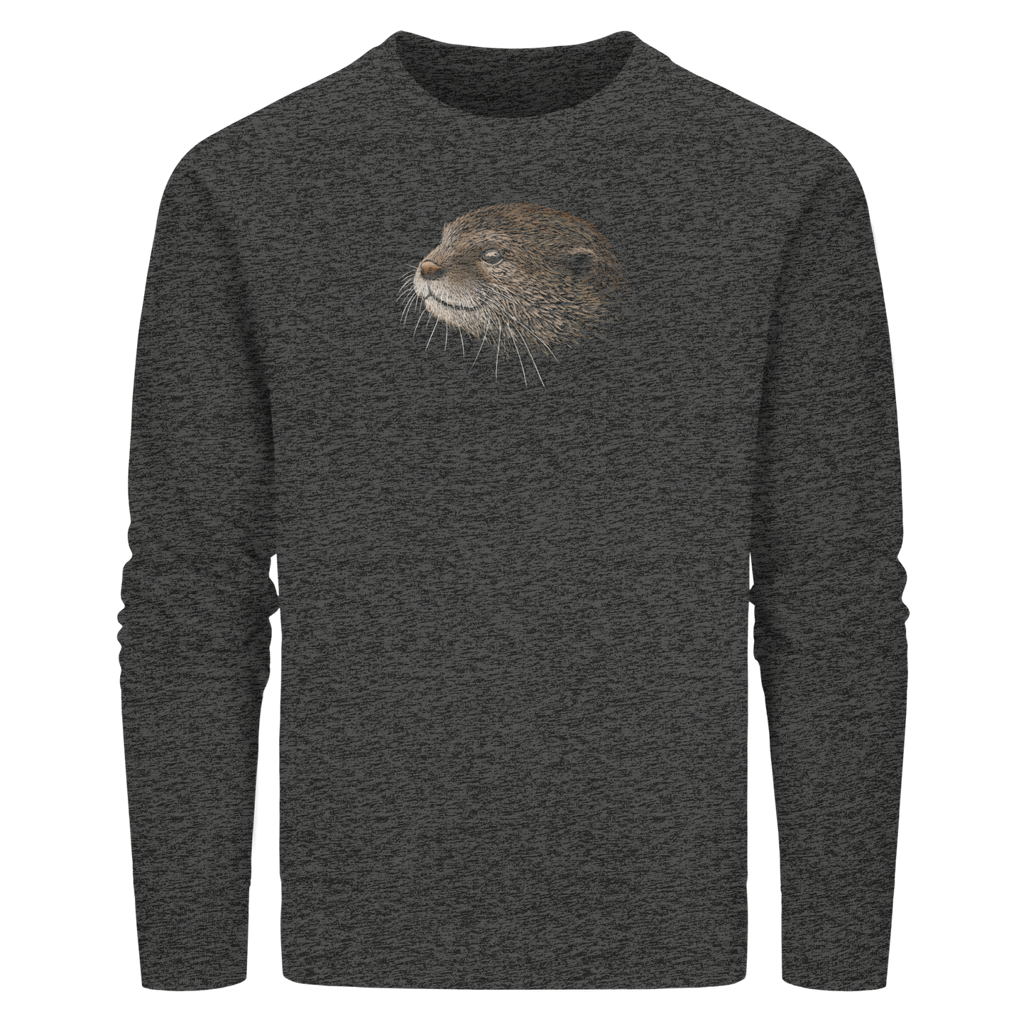 Otter Bleistift Zeichnung KritzelKunst - Organic Basic Unisex Sweatshirt