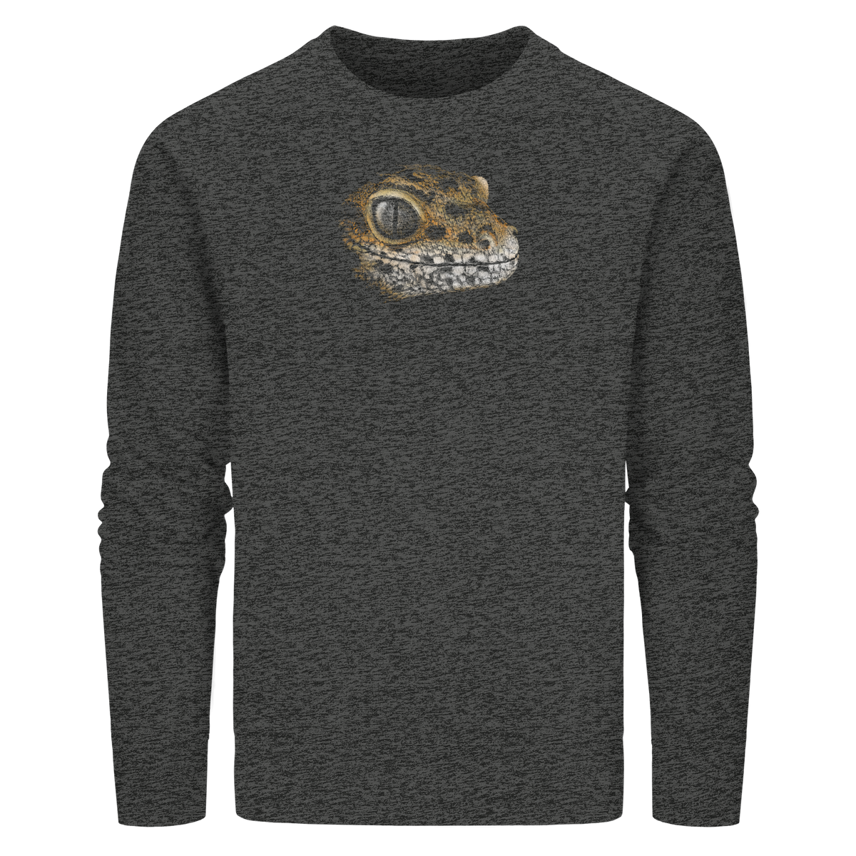 Leopard Gecko Skizze Kritzelkunst - Organic Basic Unisex Sweatshirt