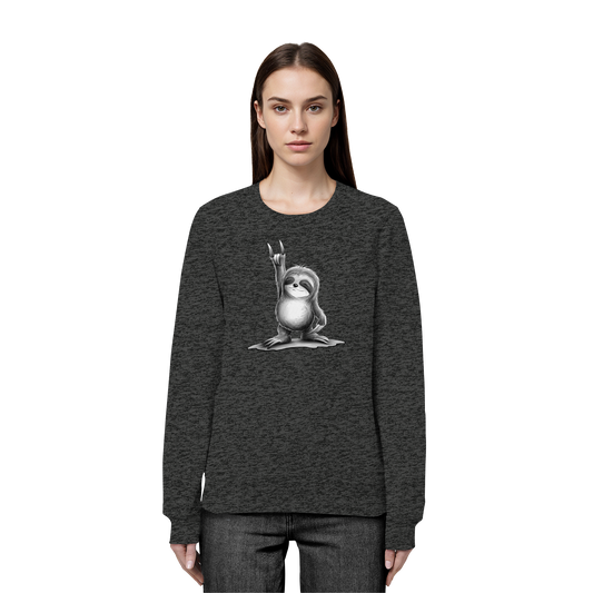 Rock On Party Faultier - Organic Basic Unisex Sweatshirt