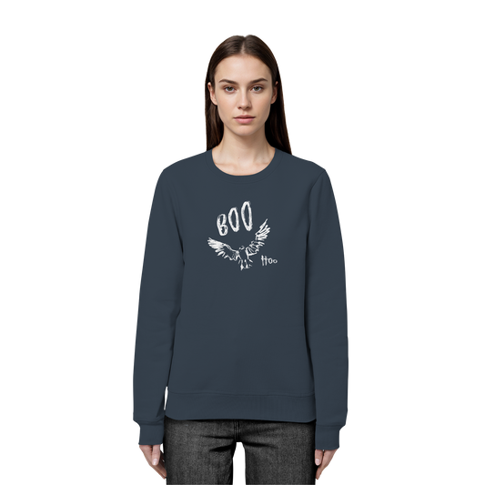 Boo Hoo! Fliegende Eule - Organic Basic Unisex Sweatshirt