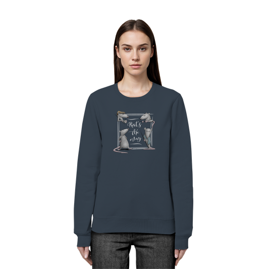 Rat’s The Way Kaffeehaus Ratten - Organic Basic Unisex Sweatshirt