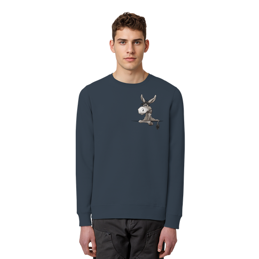 Lustiger lässiger Esel - Organic Basic Unisex Sweatshirt
