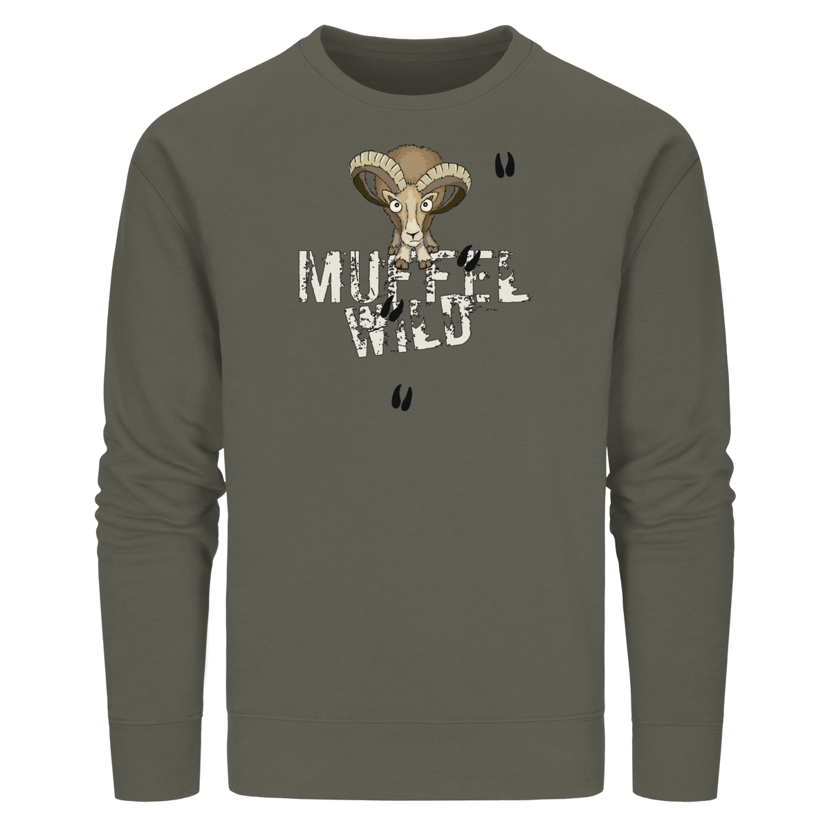 Muffel Wild Mufflon - Organic Basic Unisex Sweatshirt