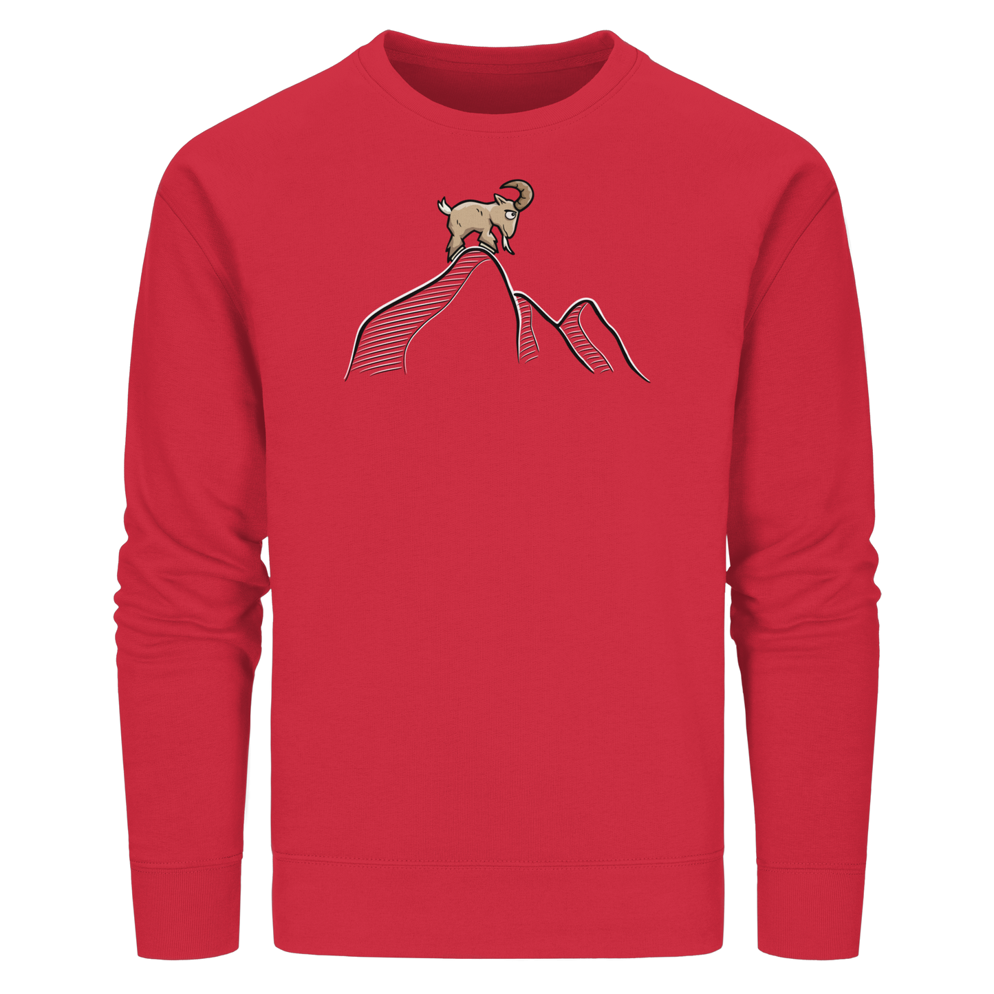 Ziegenbock in den Bergen - Organic Basic Unisex Sweatshirt