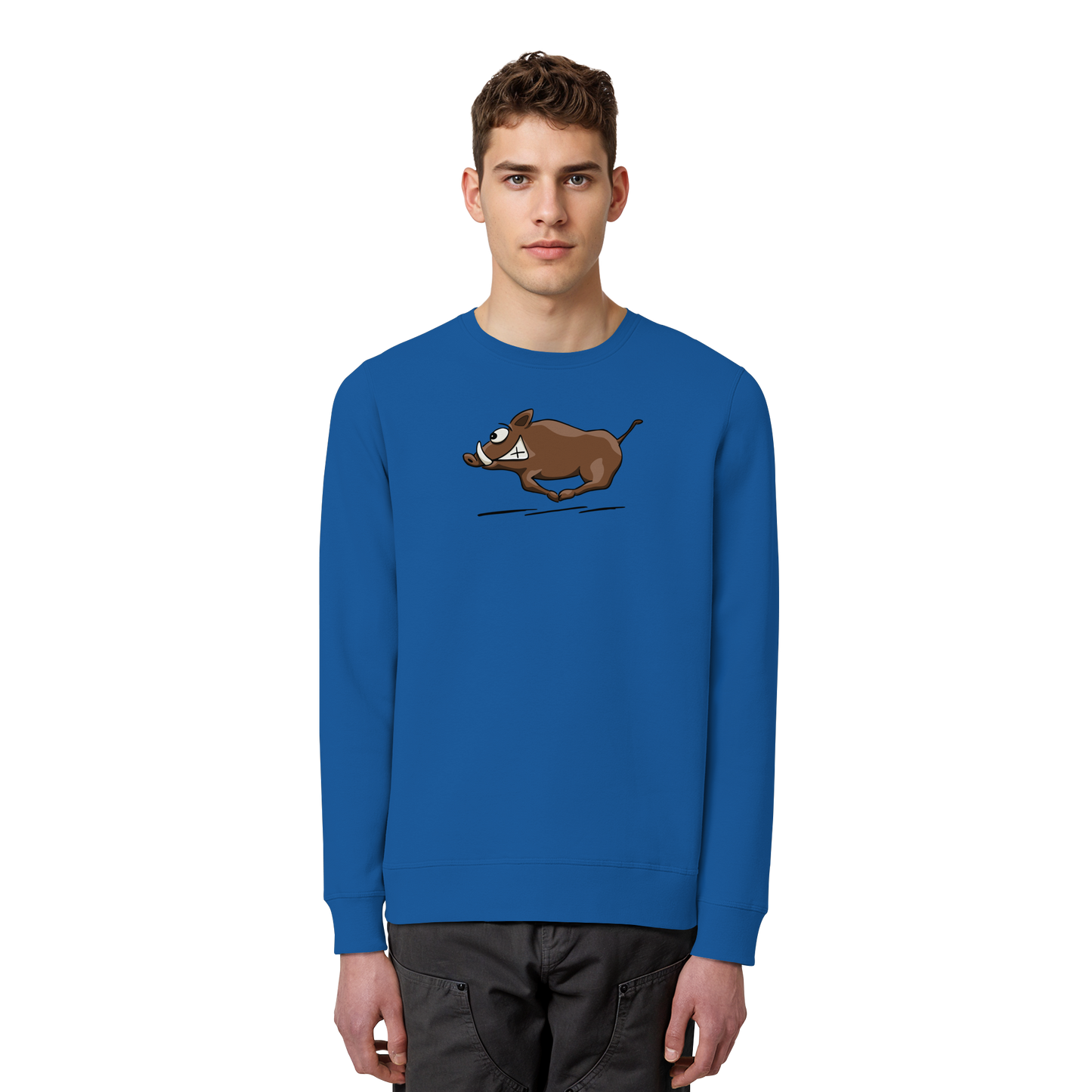 sauwildes Wildschwein | Wildsau - Organic Basic Unisex Sweatshirt