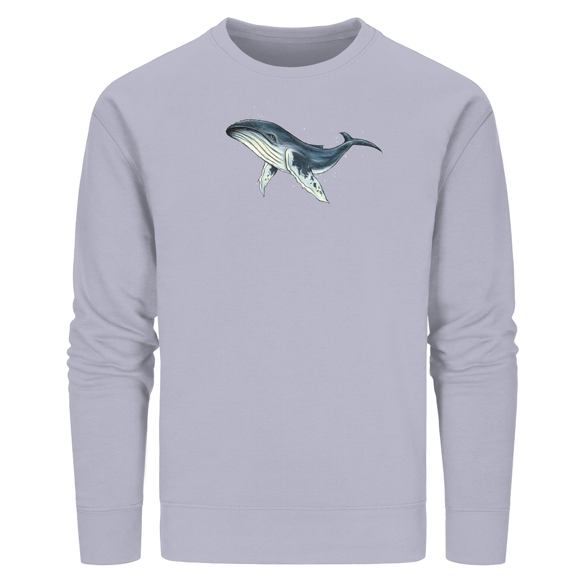 Tiefsee Ozean-Riese Buckelwal - Organic Basic Unisex Sweatshirt