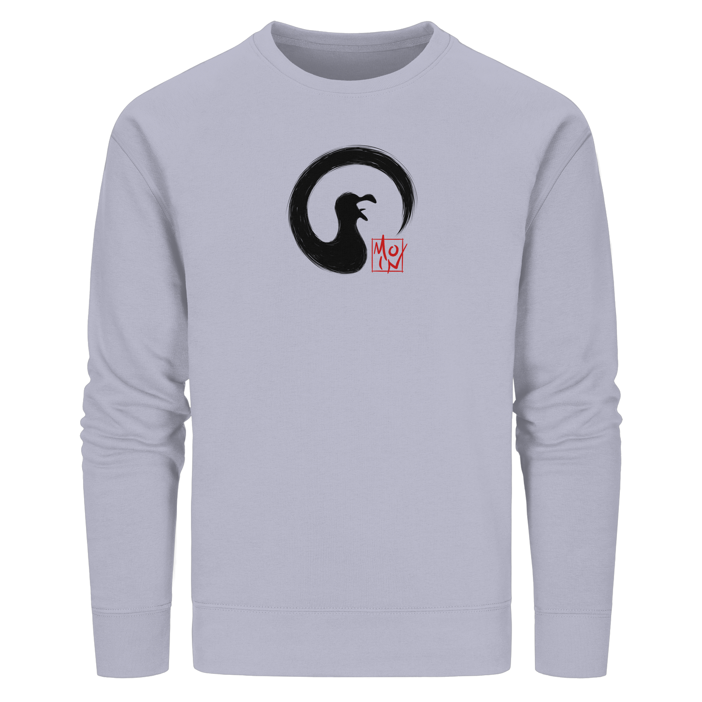 Moin kreischende japanische Enso Möwe - Organic Basic Unisex Sweatshirt