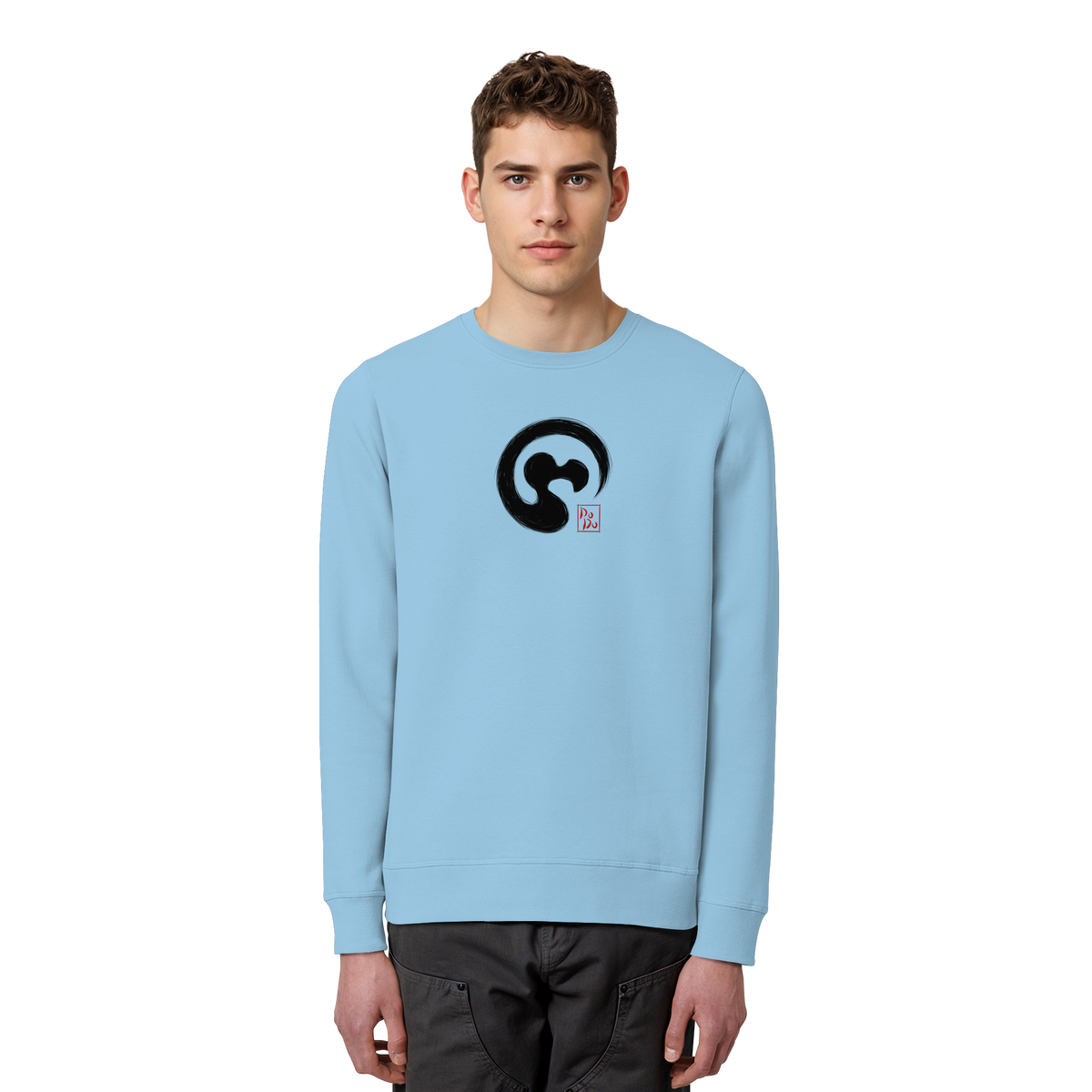 Zen Dodo im japanischen Enso Kreis - Organic Basic Unisex Sweatshirt