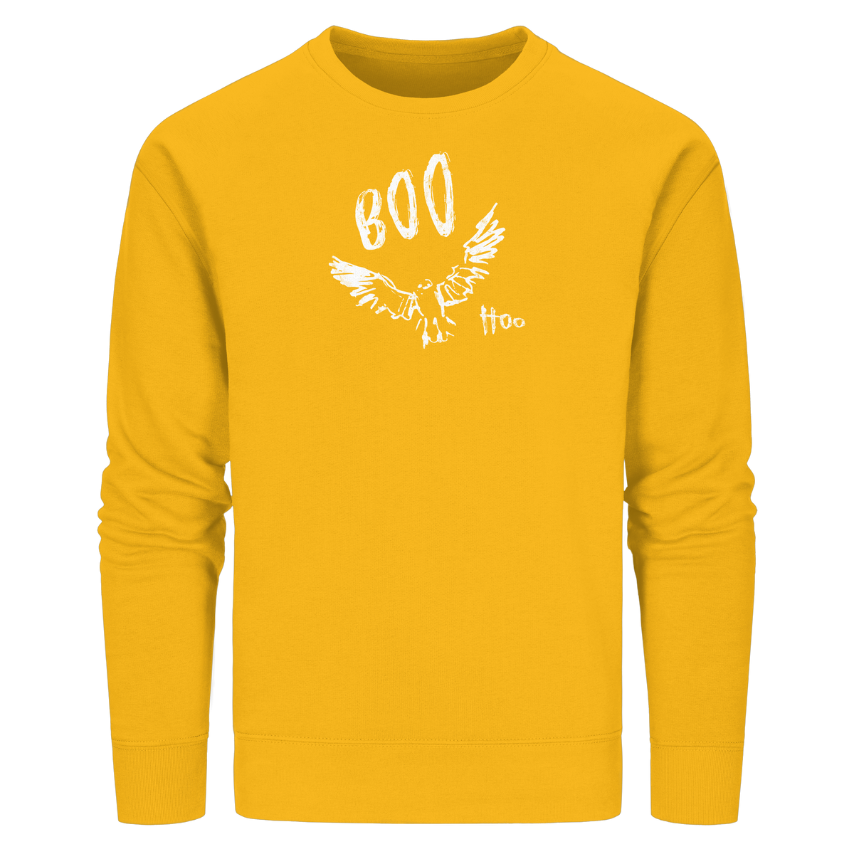 Boo Hoo! Fliegende Eule - Organic Basic Unisex Sweatshirt