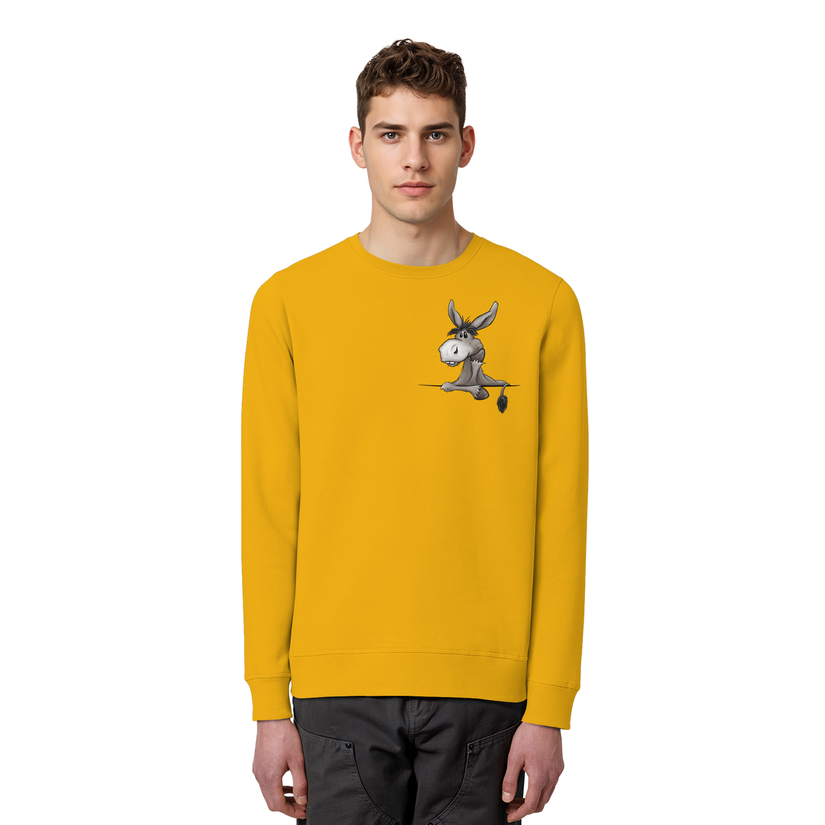 Lustiger lässiger Esel - Organic Basic Unisex Sweatshirt